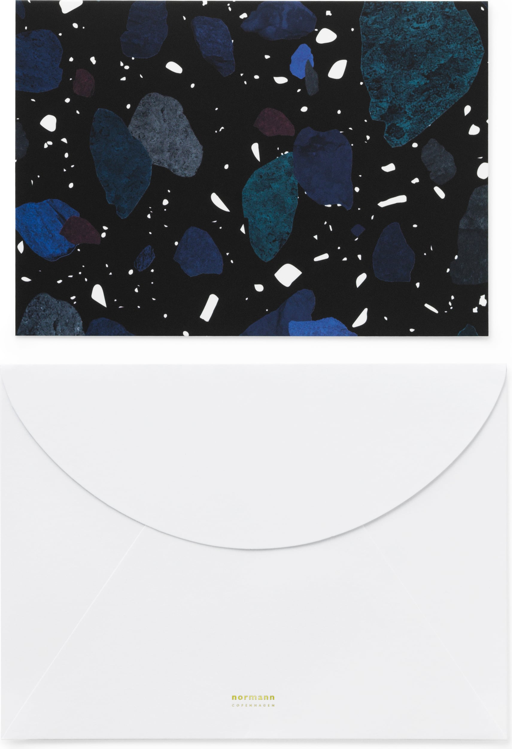 Daily Fiction Space Stone Dark Grußkarte A6
