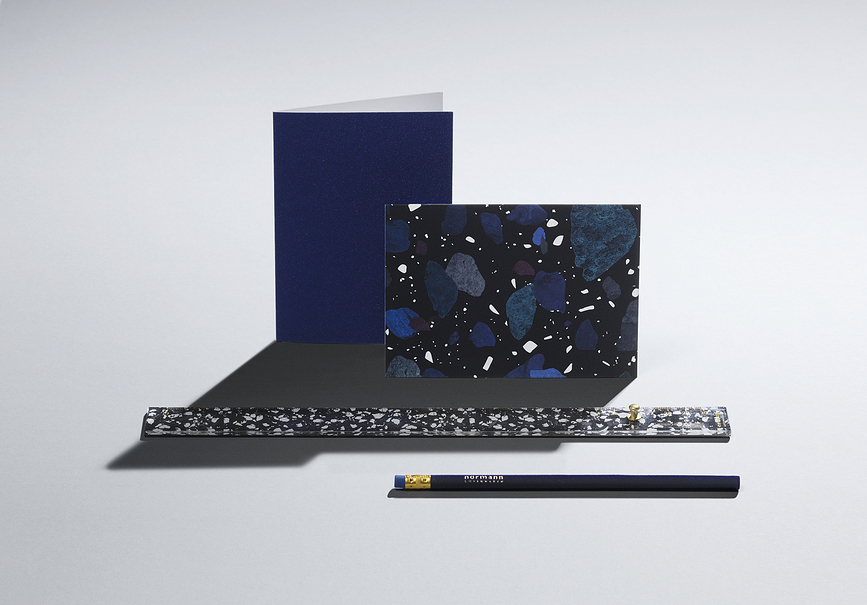 Daily Fiction Voščilnica Space Stone Dark, A6