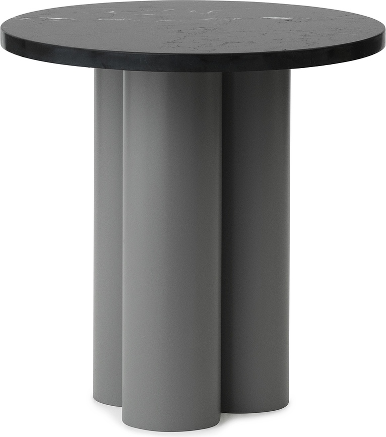 Dit Marquina Nero Väike laud hallid jalad