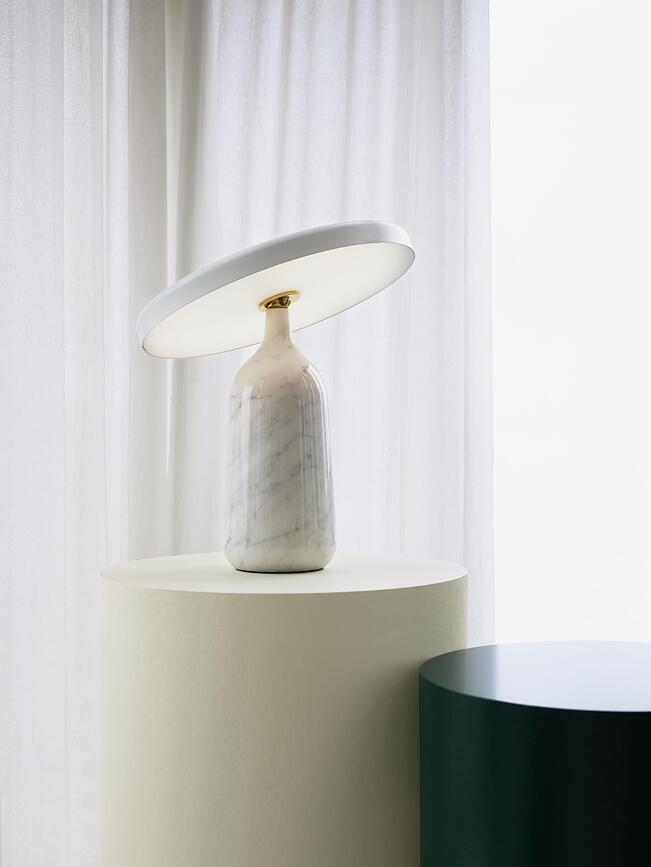 Eddy Lampe de Table, grise