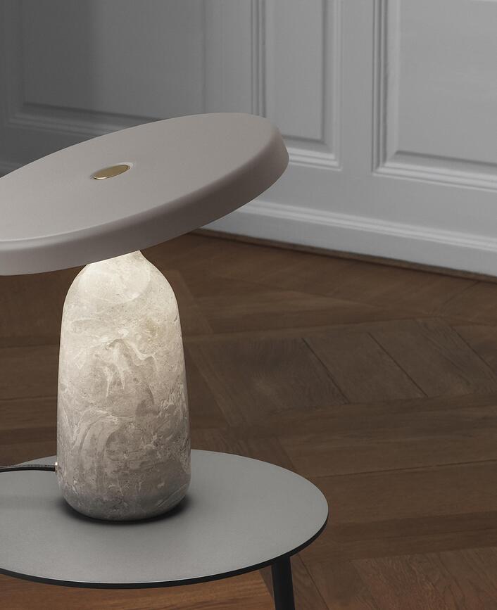 Eddy Lampe de Table, grise