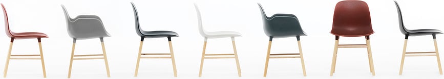 Figura decorativa Form Miniature, diseño de silla, negra