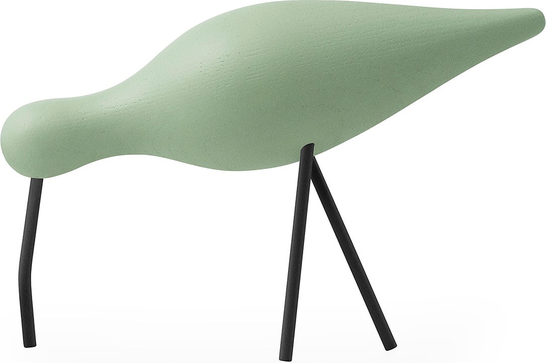 Figurka dekoracyjna Shorebird L pistacjowy