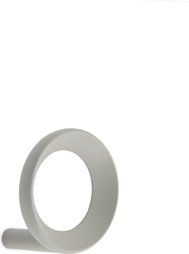 Gancho de pared Loop S, gris