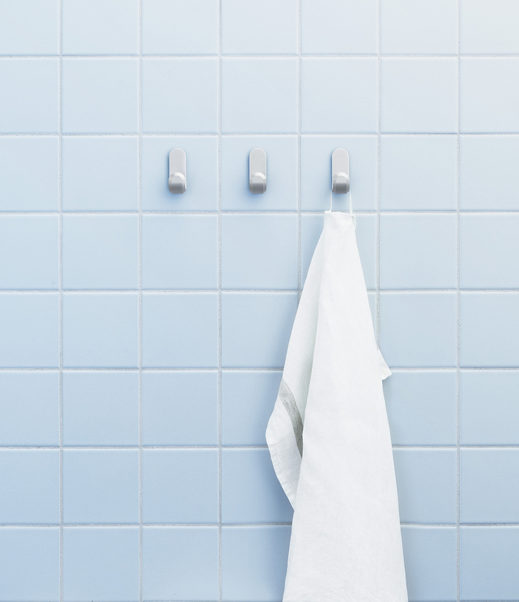 Ganchos de pared Curve Mini, acabado dorado mate, 2 unidades