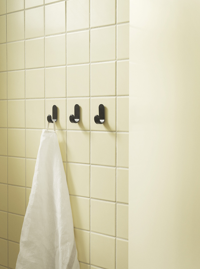 Ganchos de pared Curve Mini, acabado dorado mate, 2 unidades