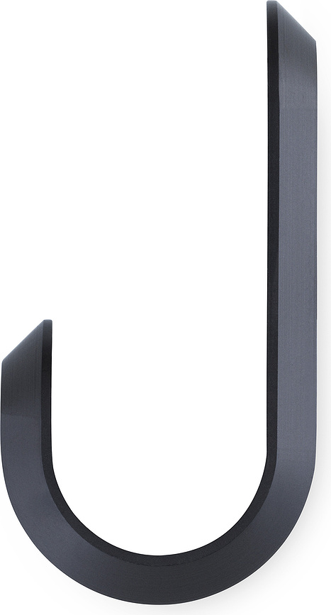 Ganchos de pared Curve Mini, acabado dorado mate, 2 unidades