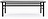 Grow Tisch 70 x 120 cm schwarz