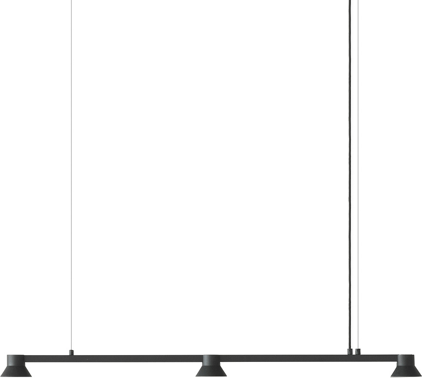 Hat Linear Viseča Svetilka, 115 cm, črna