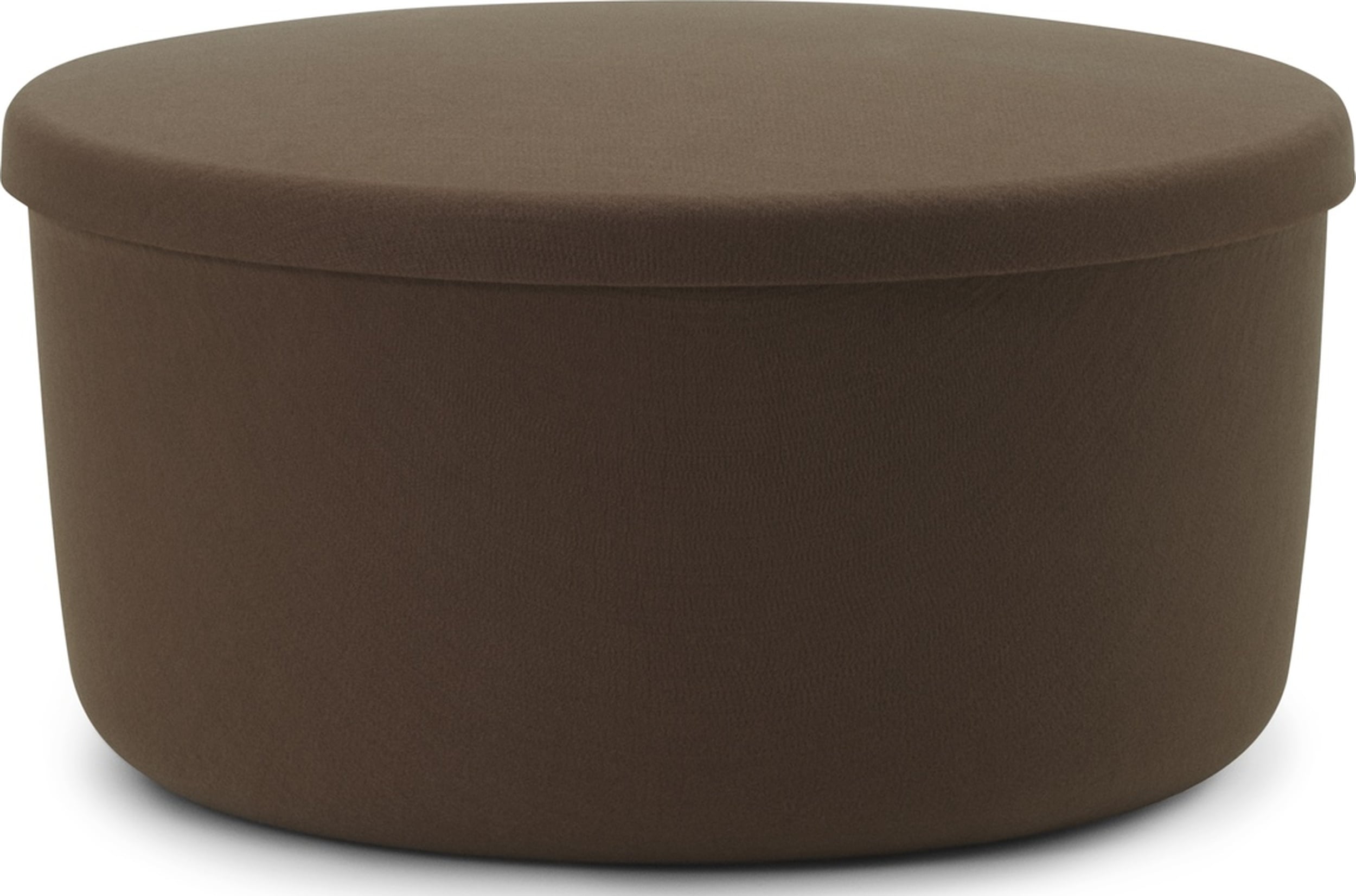 Hide Pouf mit Staufach 72 cm braun