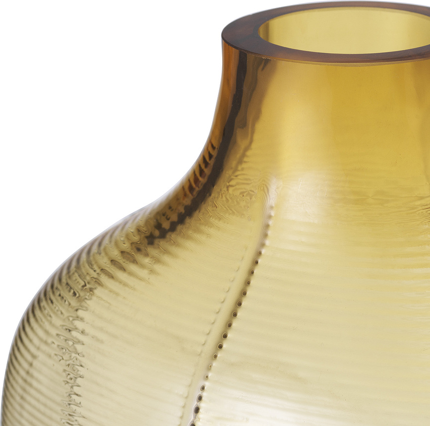 Jarrón Step, 31 cm, marrón