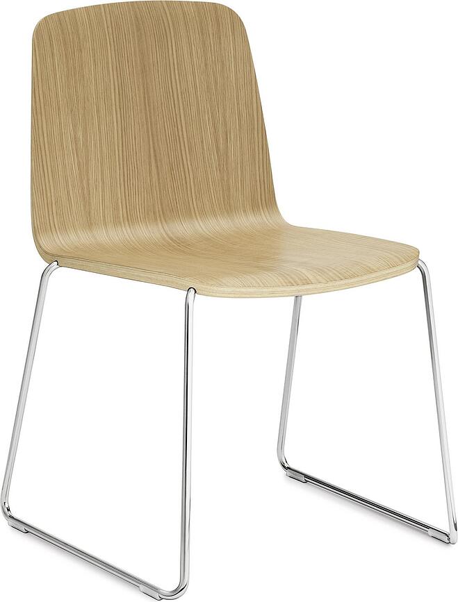 Just Stuhl auf Stahlbeinen