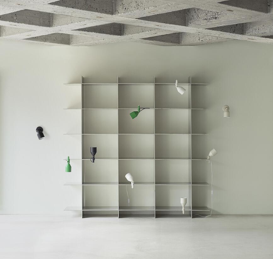 Klip Lampe à pince de chevet, noire