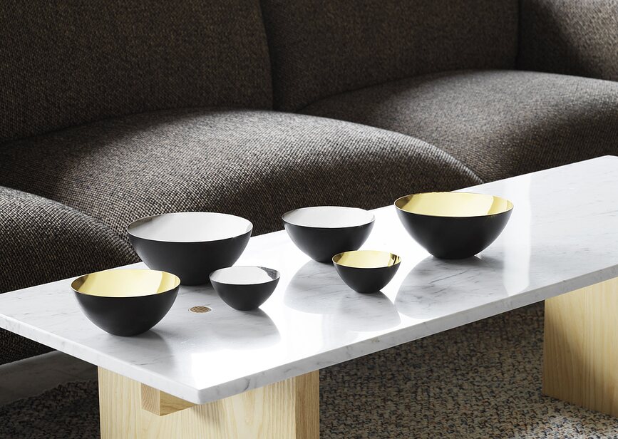 Krenit Μπολ, 25 cm, ασημί