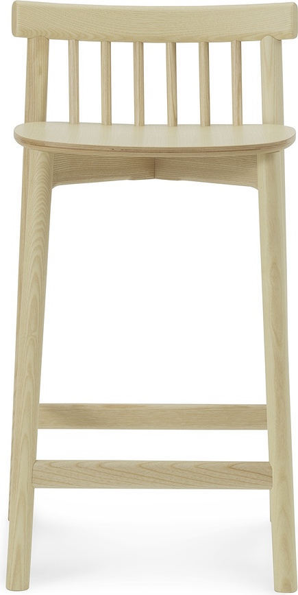 Krzesło barowe Pind 65 cm jasny jesion