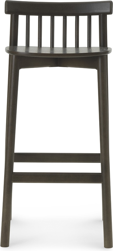 Krzesło barowe Pind 75 cm ciemny jesion