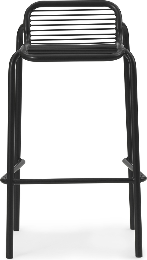 Krzesło barowe Vig 75 cm czarne