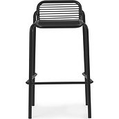 Krzesło barowe Vig 75 cm czarne