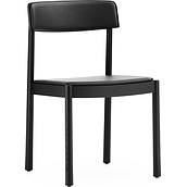 Krzesło Timb czarne tapicerowane