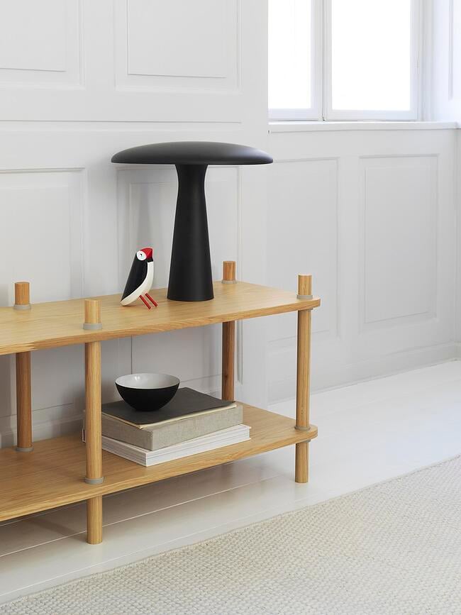 Lámpara Shelter, blanca