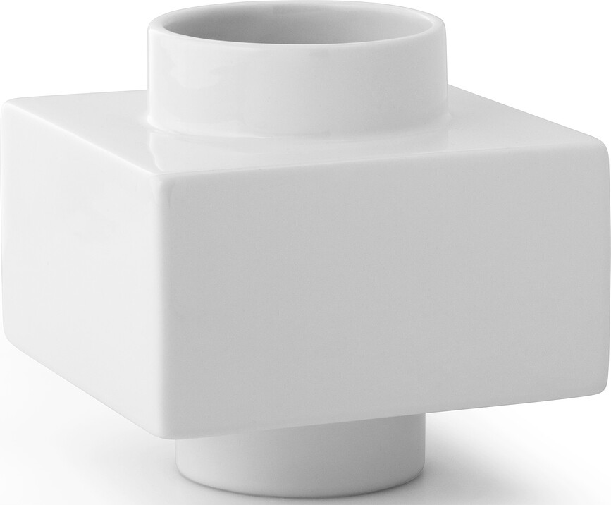 Modulær vase som midterstykke Deko Object S4 snehvid