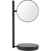 Oglindă cosmetică mică Pose neagră
