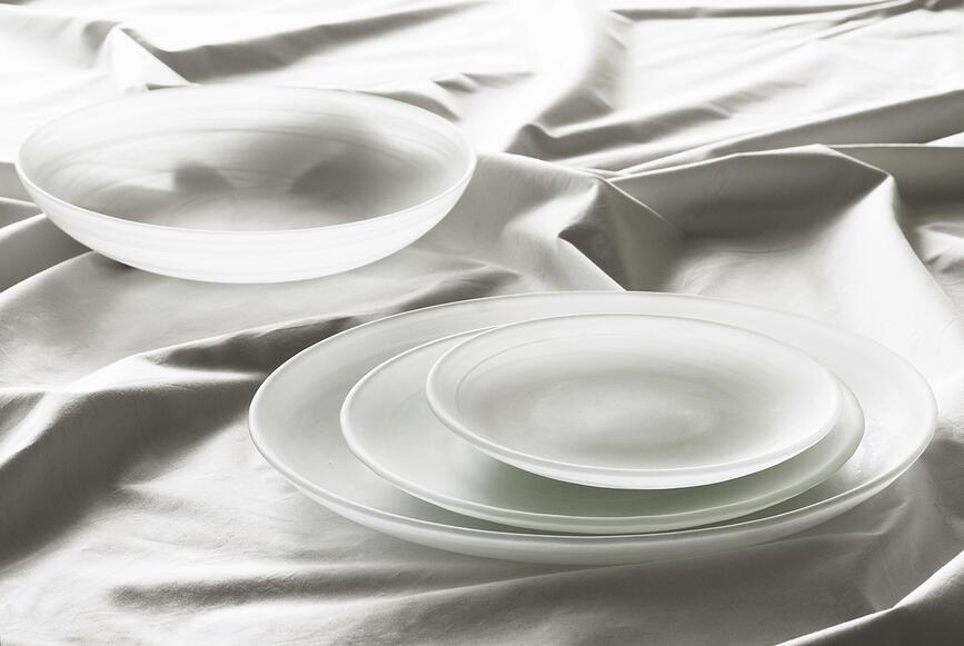 Plato Hondo Cosmic, 22 cm, blanco