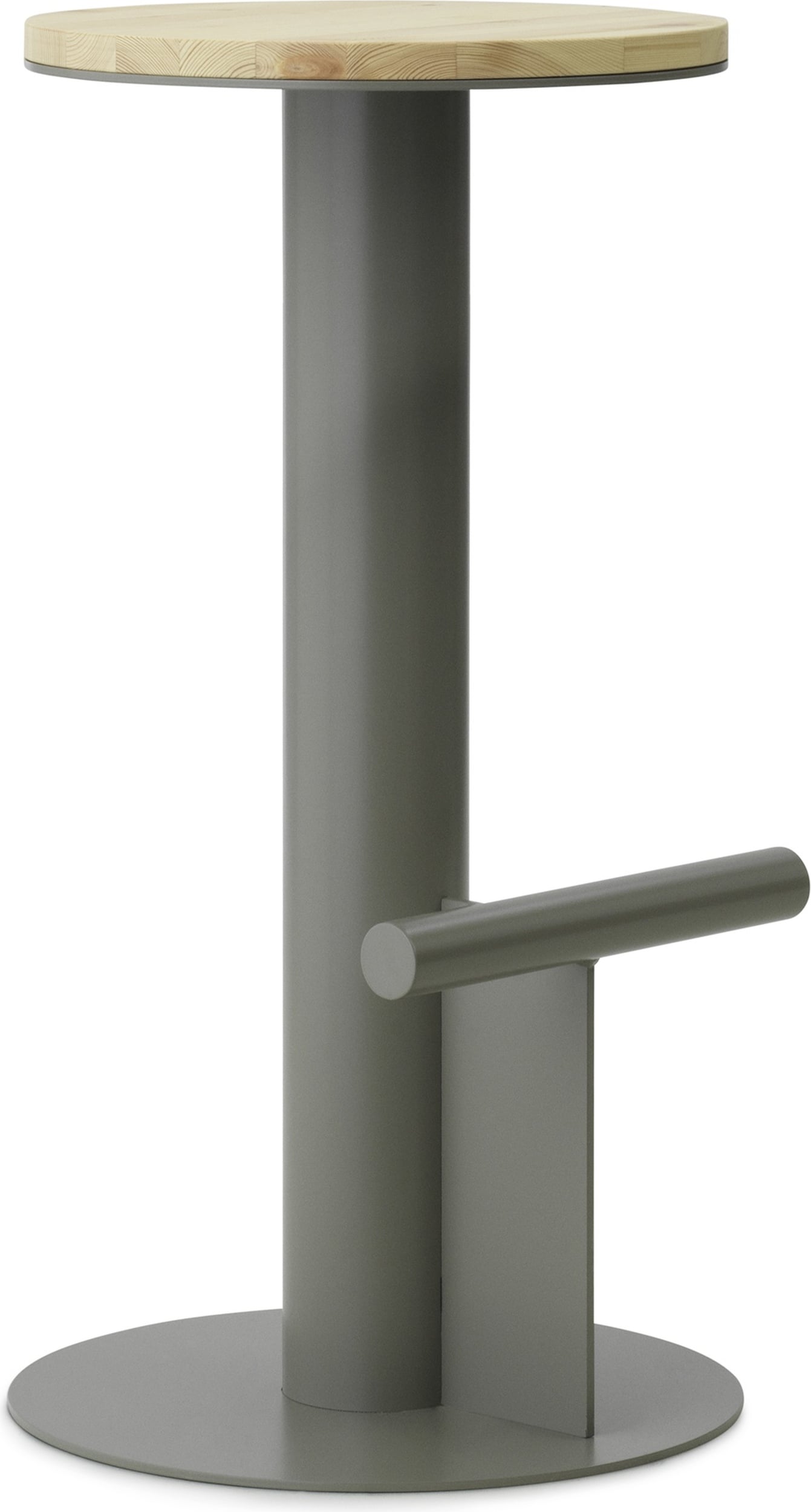 Pole Barhocker 75 cm grau