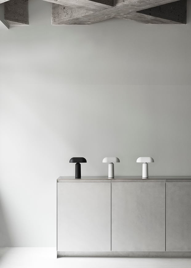 Porta Lampa stolna bijela