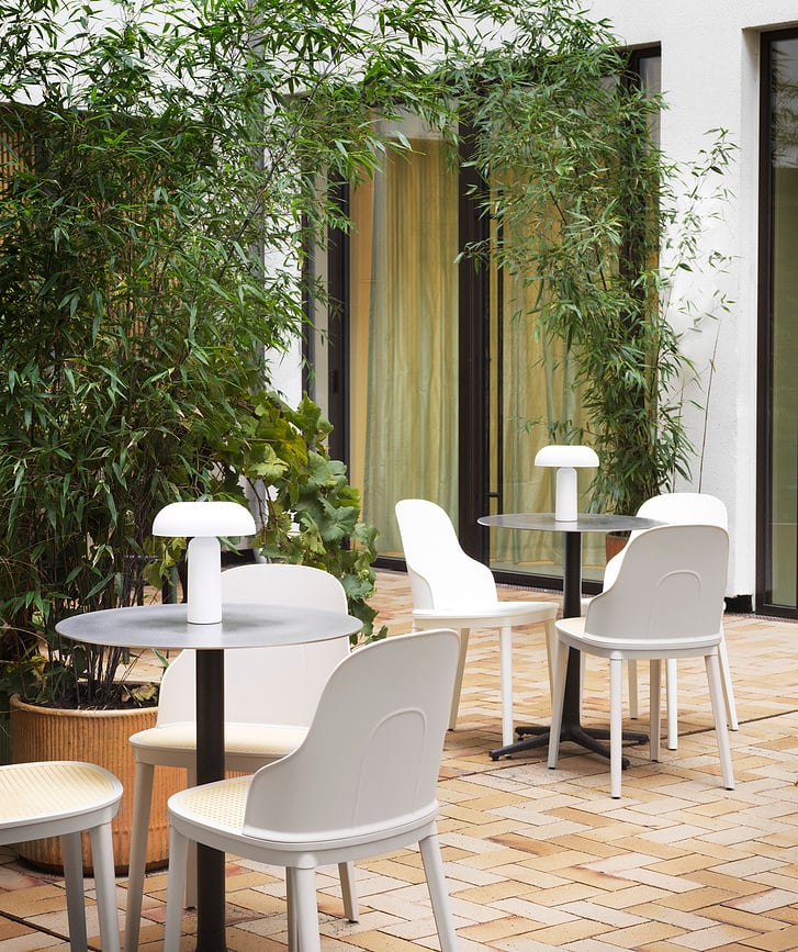 Porta Lampa stolna bijela