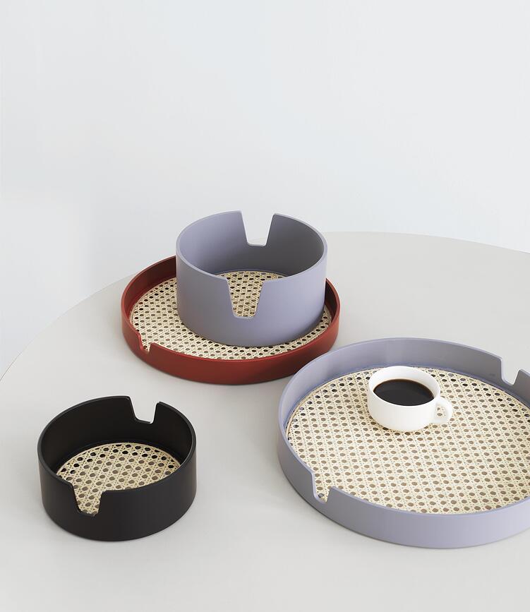 Salon Pladenj, 20 cm, siv