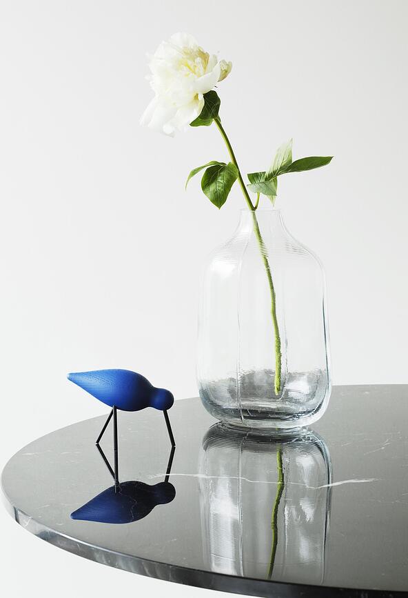 Shorebird Figurine décorative, taille M, noire