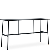 Stół barowy Union 60 x 190 cm czarny