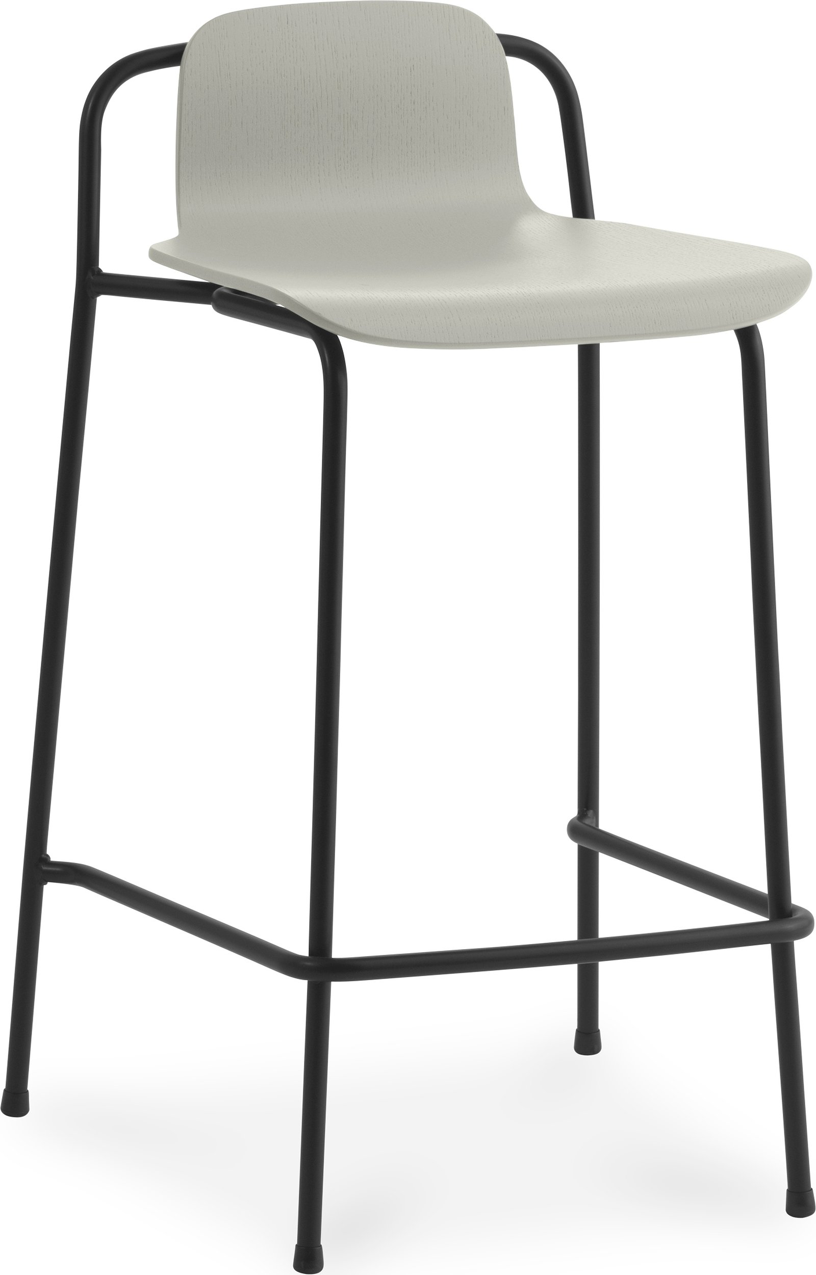 Stołek barowy Studio 65 cm jasnoszary
