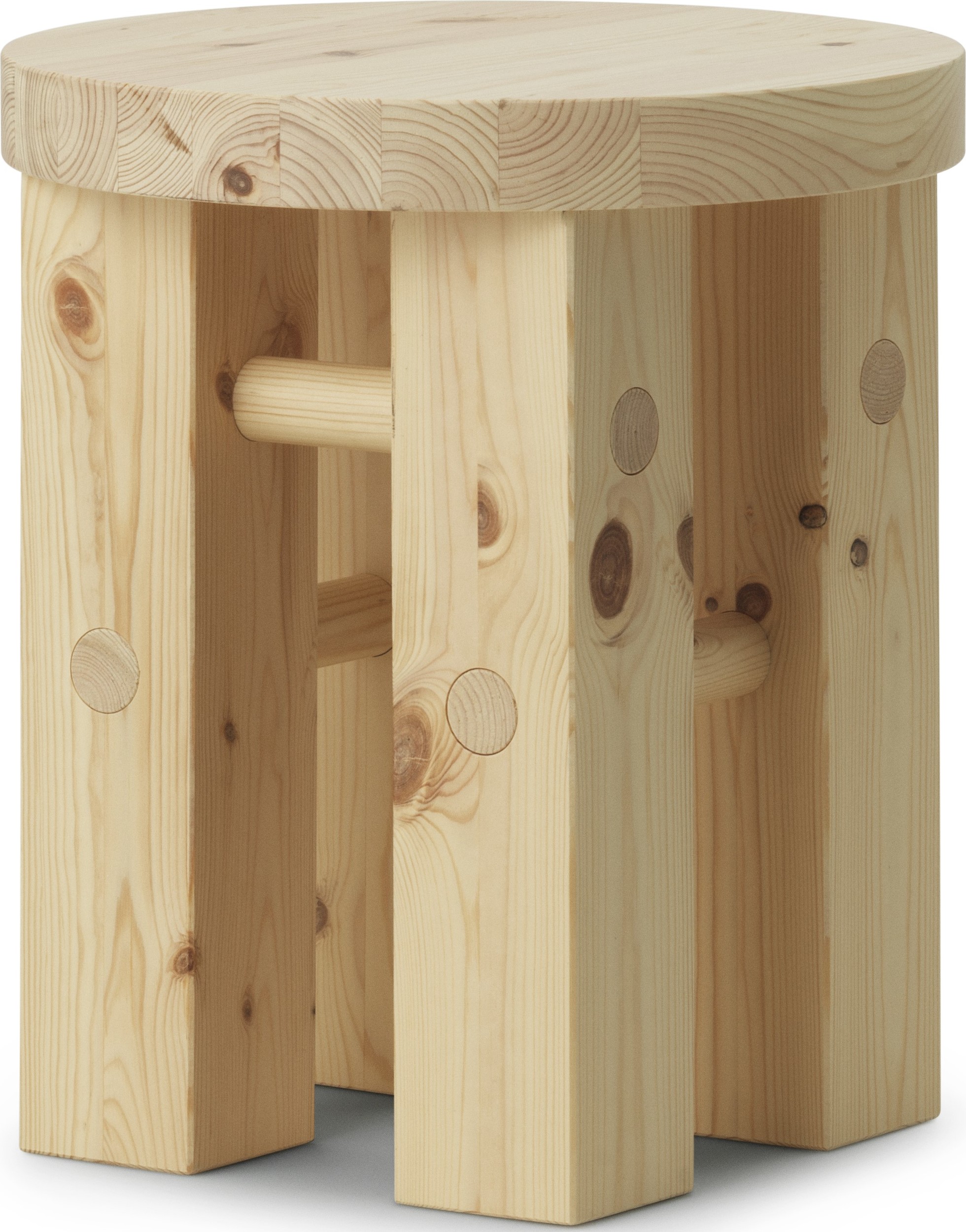 Stołek Fyr 45 cm naturalna sosna