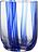 Stripe Wasserglas 390 ml blau