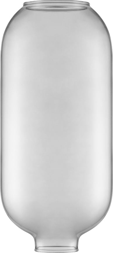 Tienidlo lampy Amp podlhovasté dymové