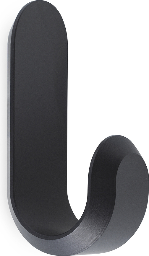 Vægkroge Curve Mini mat sort 2 stk.