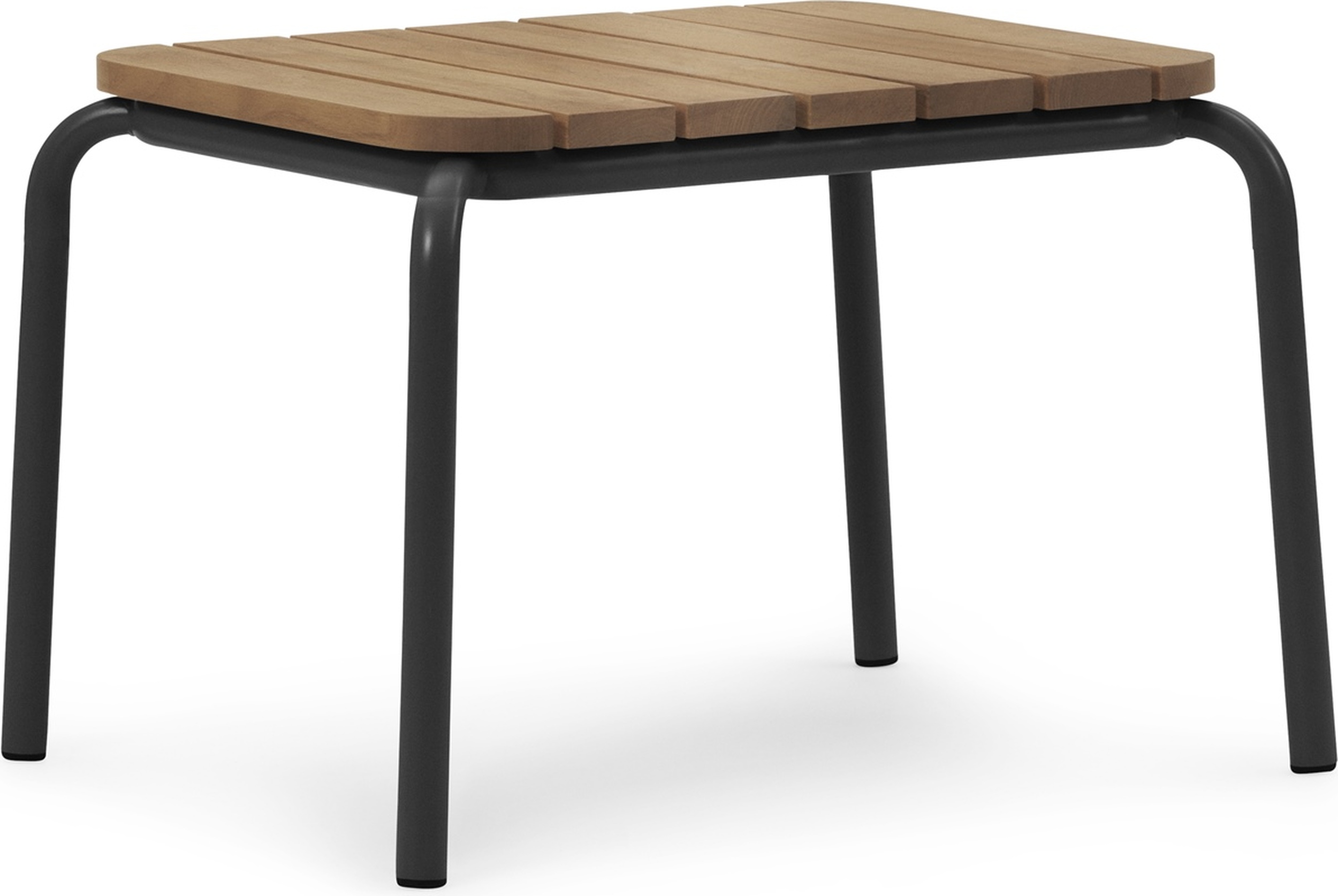Vig Gartentisch 45 x 55 cm schwarz aus Holz