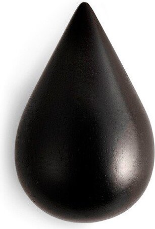 Colgadores Dropit, pequeños, negros, 2 unidades