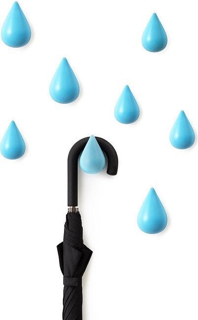 Dropit Obešalniki majhni, beli, 2 kosa