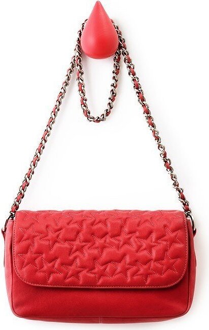 Dropit Kljuke stenske, velike, bele, 2 kosa