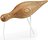 Figura decorativa Shorebird, talla L, blanca