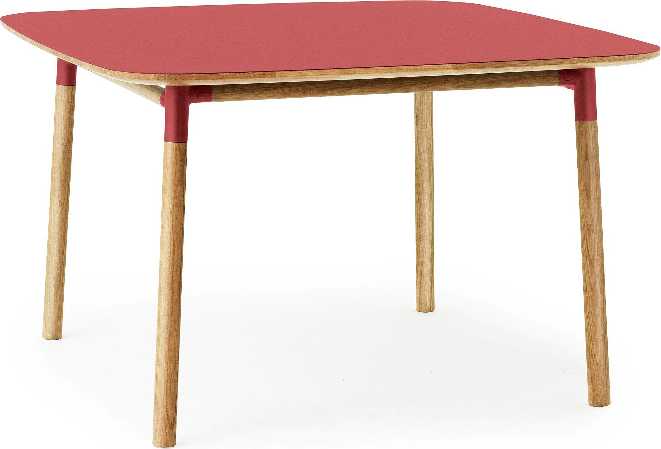 Form Tisch 120 x 120 cm rot