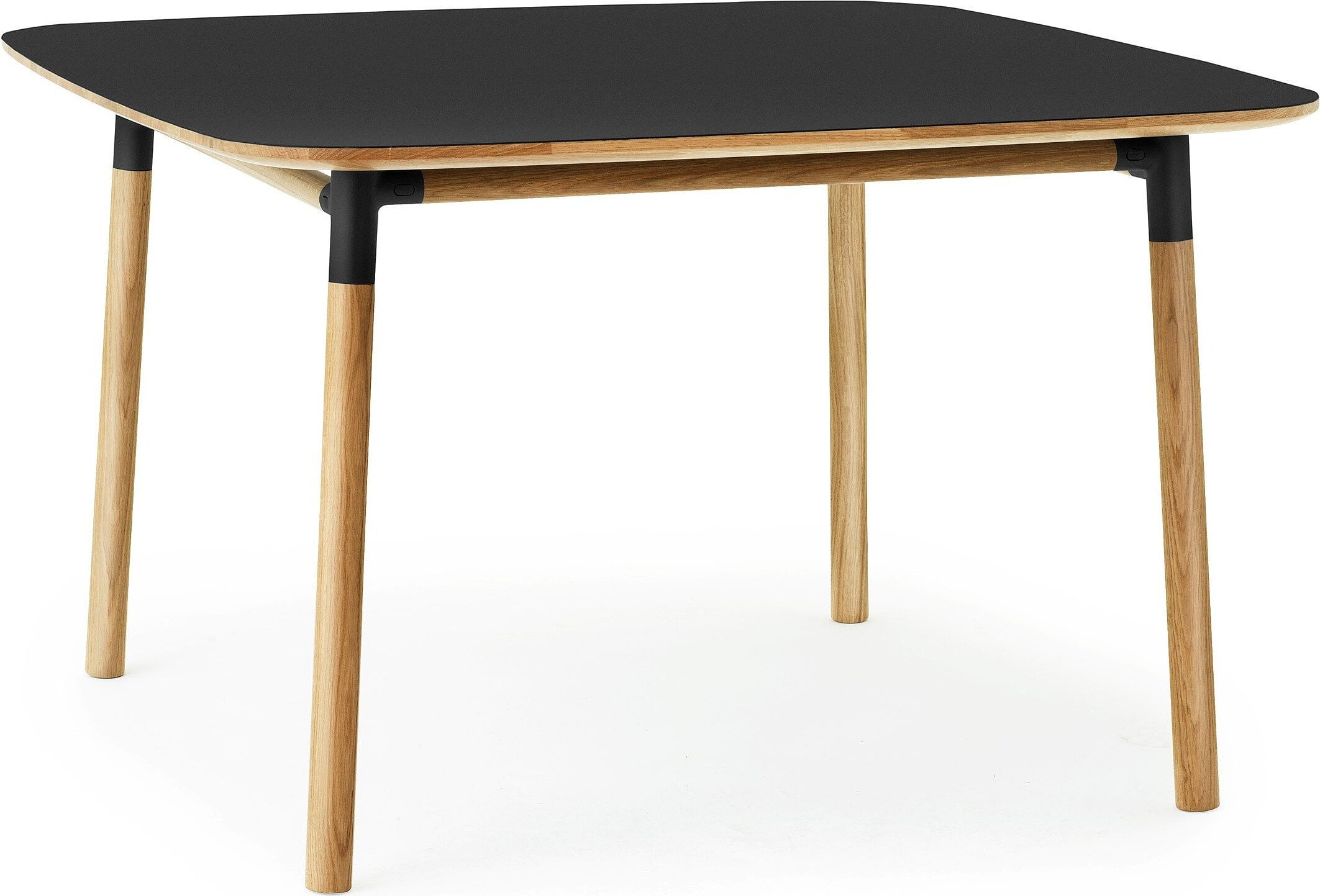 Form Tisch 120 x 120 cm schwarz
