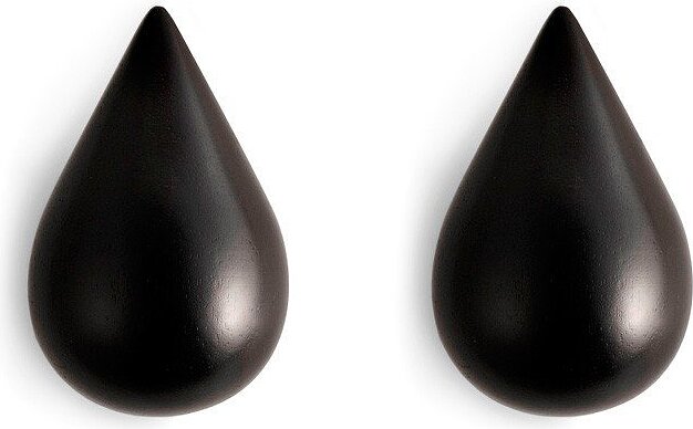 Ganchos de pared Dropit, grandes, blancos, 2 unidades