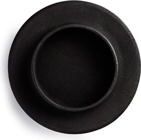 Heima Porte-bougie pour bougie pilier, noir