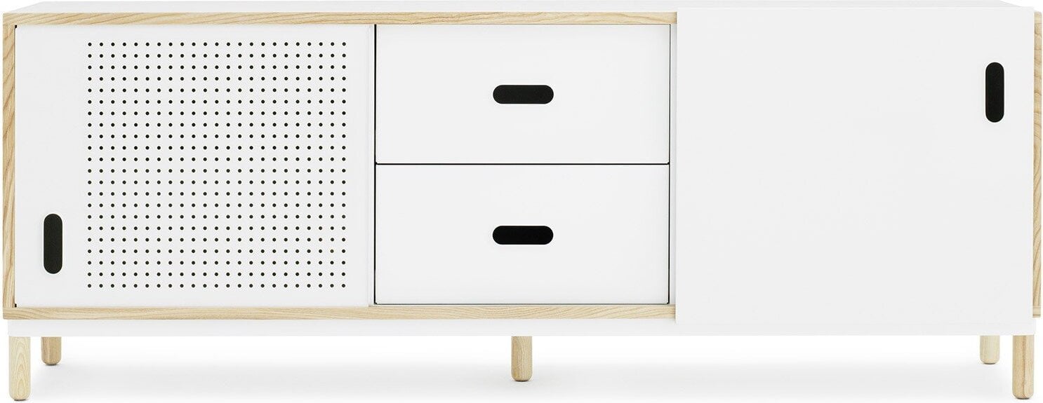 Kabino Schrank weiß mit Schubladen