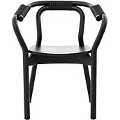 Knot Chair black black string