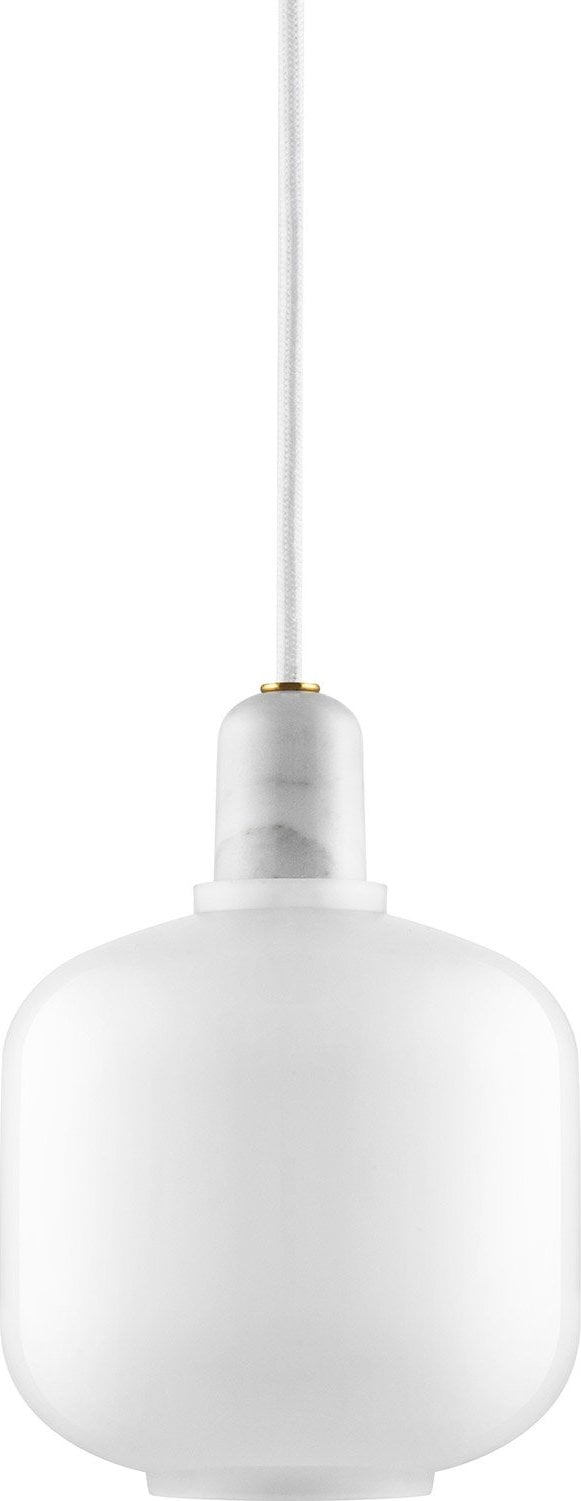 Lampa wisząca Amp okrągła biała